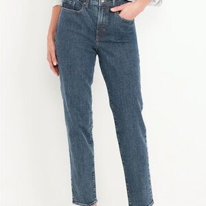 High-Waisted OG Straight Ankle Jeans